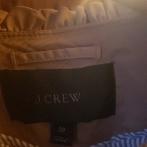 J. Crew Ruffled Chino Jacket - Picture 3 of 4